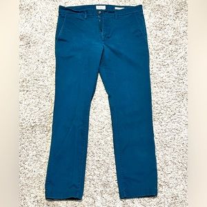 Men’s Goodfellow Co. Turquoise Skinny Fit Chino Pants - 34x30